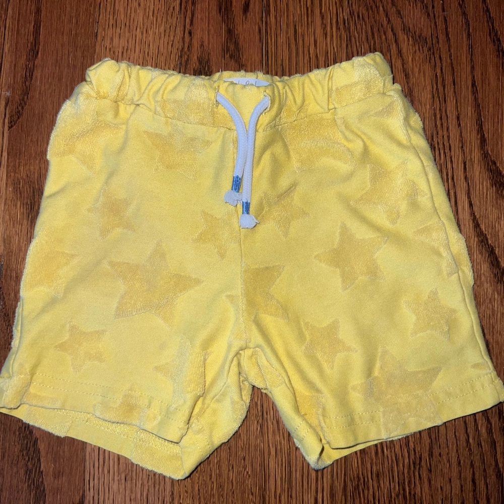 Baby Boden Toddler Yellow Summer Shorts